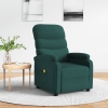 Sillón de masaje eléctrico tela verde oscuro