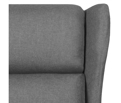 Sillón de masaje tela gris claro