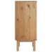 Cajonera OTTA madera maciza de pino marrón y blanco 45x39x90 cm