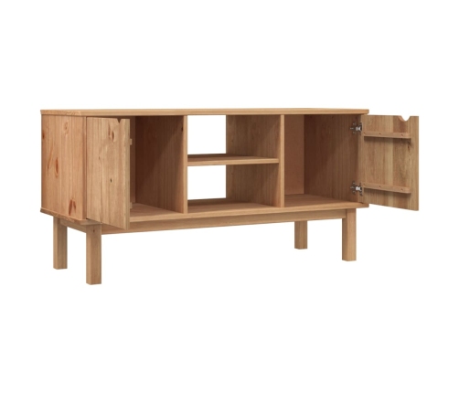 Mueble de TV OTTA madera maciza de pino 113,5x43x57 cm