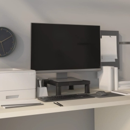 Soporte para monitor negro 33,5x34x10,5 cm