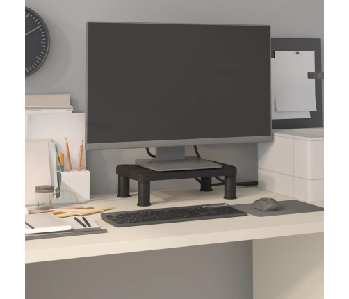 vidaXL Soporte para monitor negro 38x24x10,5 cm