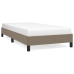 vidaXL Estructura de cama de tela gris taupe 80x200 cm