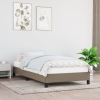 vidaXL Estructura de cama de tela gris taupe 80x200 cm