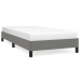 vidaXL Estructura de cama de tela gris oscuro 90x190 cm