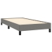 vidaXL Estructura de cama de tela gris oscuro 90x190 cm