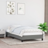 vidaXL Estructura de cama de tela gris oscuro 90x190 cm