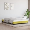 vidaXL Estructura de cama de tela verde 140x190 cm