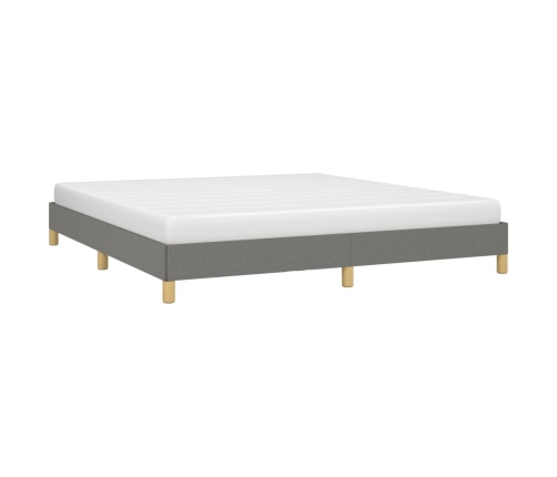 vidaXL Estructura de cama tela gris oscuro 180x200 cm