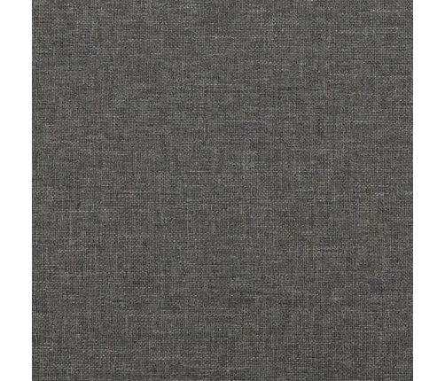 vidaXL Estructura de cama tela gris oscuro 180x200 cm