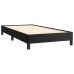 vidaXL Estructura de cama de cuero sintético negro 90x200 cm