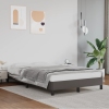 vidaXL Estructura de cama de cuero sintético gris 120x200 cm