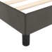 vidaXL Estructura de cama de terciopelo gris oscuro 140x190 cm