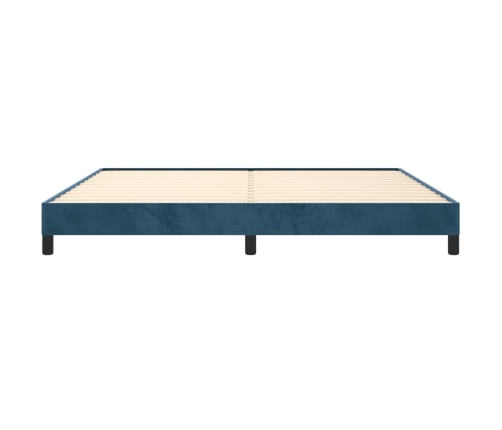 vidaXL Estructura de cama de terciopelo azul 200x200 cm