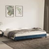 vidaXL Estructura de cama de terciopelo azul 200x200 cm