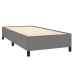 vidaXL Estructura de cama de tela gris oscuro 80x200 cm