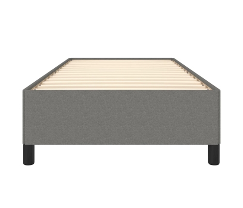 vidaXL Estructura de cama de tela gris oscuro 80x200 cm