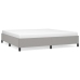 vidaXL Estructura de cama gris claro tela 200x200 cm