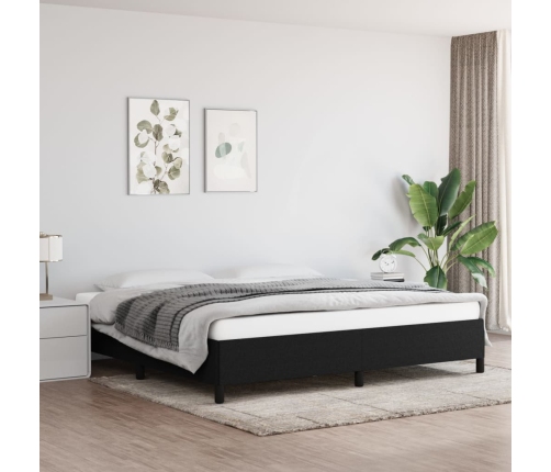 vidaXL Estructura de cama tela gris claro 200x200 cm