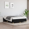 vidaXL Estructura de cama de tela negro 140x190 cm