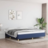 vidaXL Estructura de cama de tela gris taupe azul 200x200 cm