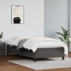 vidaXL Estructura de cama cuero sintético gris 90x190 cm