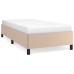 Estructura cama sin colchón cuero sintético capuchino 100x200cm