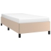 Estructura cama sin colchón cuero sintético capuchino 100x200cm