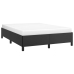 vidaXL Estructura de cama de cuero sintético negro 140x190 cm