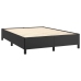 vidaXL Estructura de cama de cuero sintético negro 140x190 cm