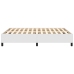 vidaXL Estructura de cama de cuero sintético blanco 140x190 cm