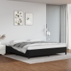 vidaXL Estructura de cama de cuero sintético negro 200x200 cm