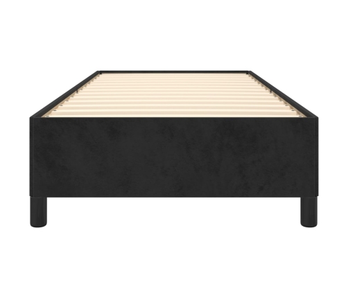 vidaXL Estructura de cama de terciopelo negro 80x200 cm