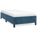 Estructura de cama sin colchón terciopelo azul oscuro 80x200 cm