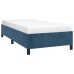 Estructura de cama sin colchón terciopelo azul oscuro 80x200 cm