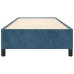 Estructura de cama sin colchón terciopelo azul oscuro 80x200 cm