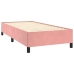 vidaXL Estructura de cama de terciopelo rosa 80x200 cm