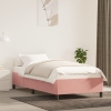 vidaXL Estructura de cama de terciopelo rosa 80x200 cm