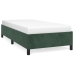 Estructura de cama sin colchón terciopelo verde oscuro 90x200cm