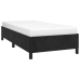 Estructura de cama sin colchón terciopelo negro 100x200 cm