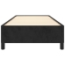 Estructura de cama sin colchón terciopelo negro 100x200 cm