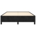 Estructura de cama sin colchón terciopelo negro 140x190 cm