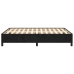 Estructura de cama sin colchón terciopelo negro 140x190 cm
