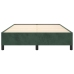 vidaXL Estructura de cama de terciopelo verde 140x190 cm