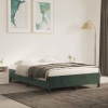 vidaXL Estructura de cama de terciopelo verde 140x190 cm