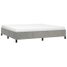 vidaXL Estructura de cama de terciopelo gris claro 180x200 cm