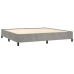 vidaXL Estructura de cama de terciopelo gris claro 180x200 cm