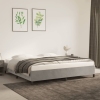 vidaXL Estructura de cama de terciopelo gris claro 180x200 cm