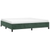 vidaXL Estructura de cama de terciopelo verde 200x200 cm