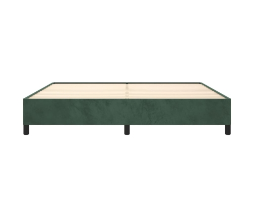 vidaXL Estructura de cama de terciopelo verde 200x200 cm